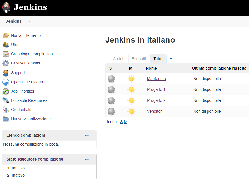 Jenkins in Italian